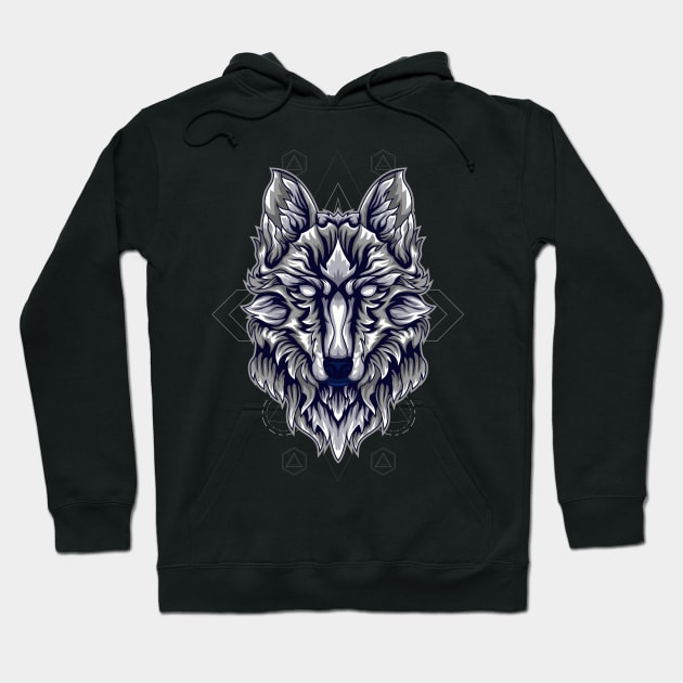 alpha space wolf Hoodie by SHINIGAMII